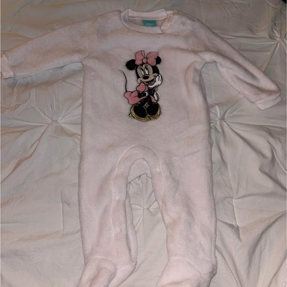 Disney Pink Minnie Mouse Footie
